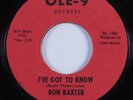 Northern Soul 45 RON BAXTER This Is It OLE-9 HEAR VG++