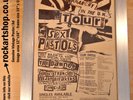Sex Pistols Anarchy in the UK Tour ORIGINAL 1976 Poster/Ad Framed Johnny Rotten