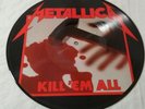 Metallica Kill 'Em All Picture Record Album 12