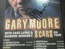 Gary Moore Thin Lizzy Rare Signed Flyer In Person Autograph