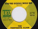 THIRTEENTH FLOOR ELEVATORS You're Gonna Miss Me US garage 45 psych MOD DANCER