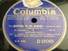 QUATUOR CAPET / SCHUBERT  / COLUMBIA D 15085-8