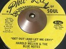 HAROLD MELVIN AND THE BLUE NOTES - GET OUT - NORTHERN SOUL 45RPM