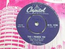 THE FIVE KEYS THIS I PROMISE YOU / THE BLUES DON'T CARE 45 UK CAPITOL 1957