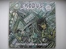 Exodus  ?– Another Lesson In Violence FIRST Limited Ultra RARE LP