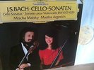 J.S. BACH CELLO SONATAS - MISCHA MAISKY / ARGERICH - DG DIGITAL LP 415471-1