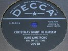 Louis Armstrong DECCA 28710 Christmas Night In Harlem / Christmas In New Orleans
