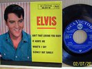 Elvis Presley - Elvis - orig. 1965 FR  RCA  EP 86.411  vg+ / rare