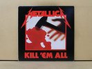 METALLICA Kill 'EM All Korea 1989 PROMO LP Insert NM Rare