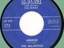 MAJESTICS Jaguar / Blue Feeling 45rpm SAM 1962 surf/garage instrumental