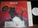 MEAT LOAF - BAT OUT OF HELL -  WHITE LABEL PROMO - EPIC 1ST PRESS EX+