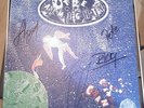THE ALMIGHTY 1994 LP 'CRANK' - SIGNED PROMOTIONAL CLEAR VINYL FOLD OUT SONG LIST