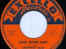 LIGHTNIN' SLIM Cool Down Baby BLUES ROCKER 45 on EXCELLO 2186