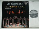 SXL 2021 WBg ED1 MASSENET Le Cid MEYERBEER Les Patineurs *MARTINON Blue Back LP