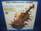 RARE Michael Rabin Mosaics w Leon Pommers D1 1959 Capitol SP-8506 Record Album