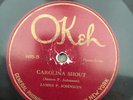 Okeh 4495 JAMES P. JOHNSON Caroina Shout  1st Jazz Piano record 78 rpm   1921