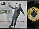 JACQUES BREL EP MADE IN PORTUGAL 45 PS 7 *LE PLAT PAYS* BARCLAY BEP 700076