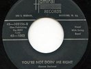 Hear - Rare Rockabilly 45 - Donna Darlene - You're Not Doin' Me Right - Admiral