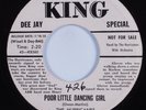 Doo Wop R&B 45 HURRICANES Poor Little Dancing Girl KING HEAR