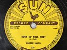 HEAR Rockabilly 78 WARREN SMITH Rock N Roll Ruby/I'd Rather Be Safe SUN 239
