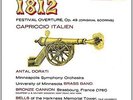 Tchaikovsky: 1812 Overture; Capriccio Italien [VINYL] Vinyl