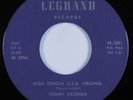 Teen Rocker 45 TOMMY FACENDA High School USA Virginia LEGRAND VG++ HEAR