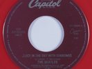 Rock 45 BEATLES Lucy In The Sky With Diamonds CAPITOL HEAR VG++ red vinyl