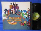 THE BEATLES yellow submarine PCS 7070 ORIG FIRST UK RED LINES BACK EXC+