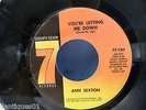 ANN SEXTON - YOU'RE LETTING ME DOWN - SEVENTY SEVEN RECORDS 7