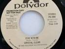 M-  70'S MODERN SOUL 45 PROMO / CRYSTAL CLEAR / STAY WITH ME / POLYDOR