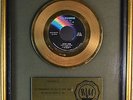 Original Elton John RIAA Presentation Gold Award Don't let the Sun Go Down On Me