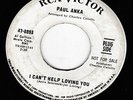 Northern Soul Paul Anka I Cant Help Loving You RCA DEMO Original