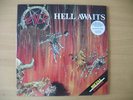 SLAYER HELL AWAITS LP METAL BLADE 2 LP COMPLETE WITH RARE MINT POSTER,ZORRO 8DM