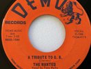 NM- RARE SURF INSTRUMENTAL 45 / THE WANTED / Tribute To G.B./ DEMO 1046 / GARAGE