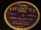 Lucky Joe Almond  Gonna Rock And Roll 78 RPM E+ hillbilly bop rockabilly Trumpet