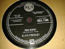 ELVIS PRESLEY :  ONE NIGHT  /  I GOT STUNG.  UK 78rpm (1959)