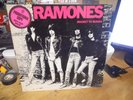 RAMONES ROCKET TO RUSSIA USED LP PROMOTIONAL COPY PINK STICKER STERLING PRESS