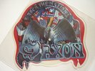 SAXON - ROCK THE NATIONS orig PICTURE DISC / EAGLE FLAG SHAPE