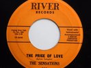 SENSATIONS 45 The price of love/ Don't take your love RIVER M- Doowop Dm252