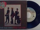 STRAY CATS ROCK THIS TOWN BABY BLUE EYES RARE ITALY ONLY 7