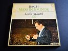 AL 3553-5-UK-1966  Bach LORIN MAAZEL Mass In B  LP BOX SET  PHILIPS   2 books