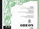 MAX KAYSER Violin BRUCH Adagio from Concerto 1 SVENDSEN Romance ODEON 7