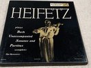 HEIFETZ-BACH VIOLIN SONATAS AND PARTITAS RCA LM-6105 3XLP