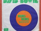DAVID BOWIE-REBEL REBEL/QUEEN BITCH RARE YUGOSLAVIAN 7'' PS 1974 UNIQUE COVER