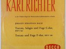 KARL RICHTER BACH ORGAN RECITAL DECCA ED.1 10