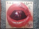 Sammy Hagar LP Three Lock Box Autographed, Signed Geffen GHS 2021 1982