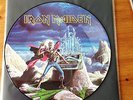 IRON MAIDEN RUN TO THE HILLS  PICTURE VINYL MAXI 45 T