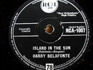 0172/ HARRY BELAFONTE-Island in the sun-Cocoanut woman-KLASSIKER-Schellack