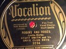 Pre War Jazz 78 Stuff Smith Robins And Roses/Ive Got A Heavy Date Vocalion 3234