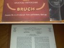 RARE U.K 33? RPM (10') MAX BRUCH Violin Concerto N°2 (Mischa ELMAN 1958)